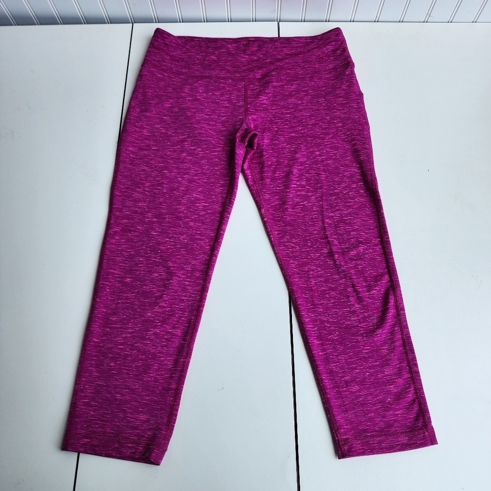 90 DEGREE by REFLEX Women's Pink Athletic Leggings Yoga Stretch Size M